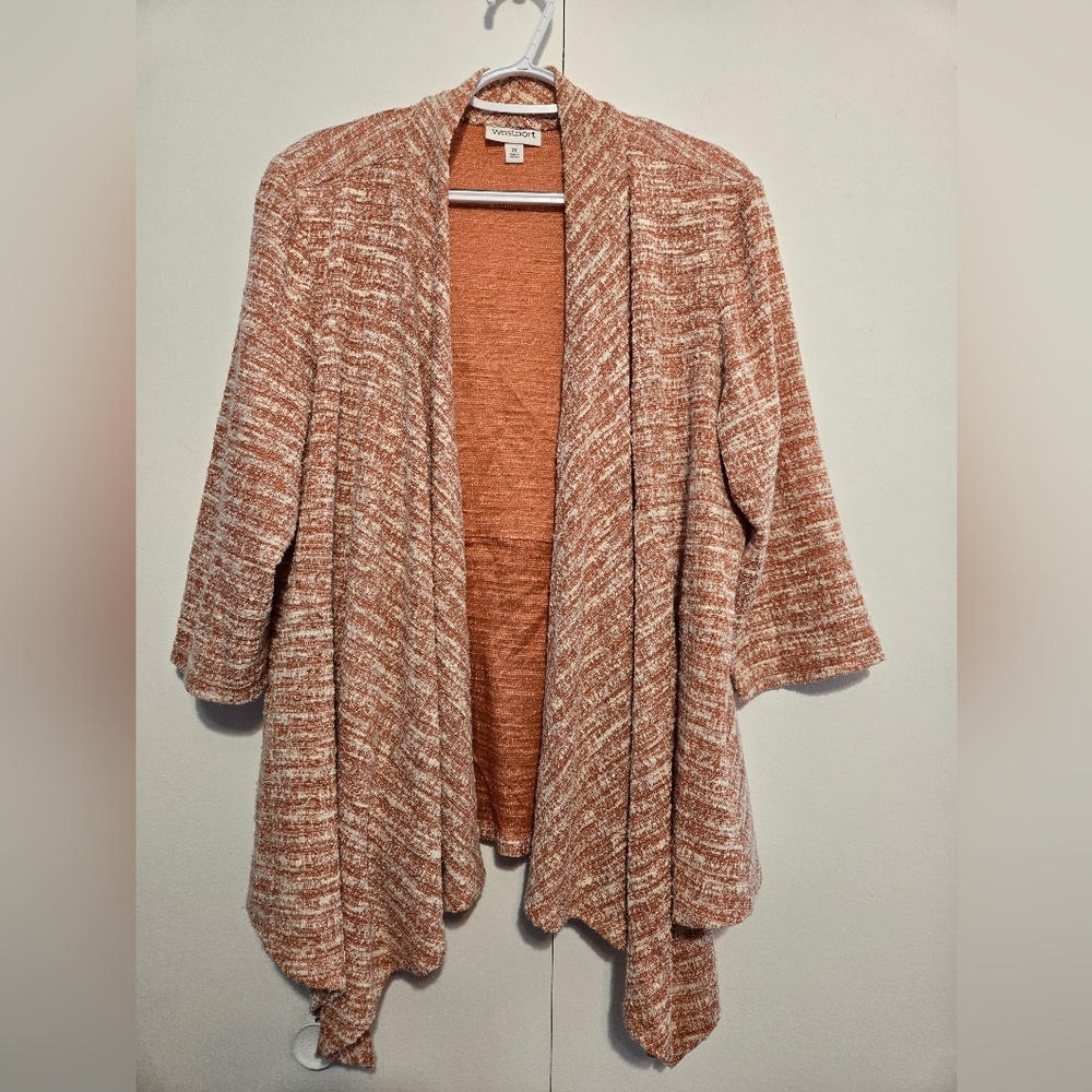 Westport Marled Open Front Cardigan - Picture 2 of 7